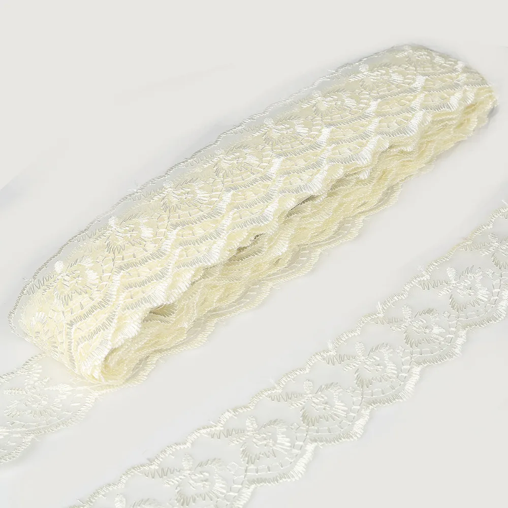 10 ярдов/партия вышитая кружевная лента 40 мм|embroidered lace ribbon|lace ribbonribbon for sewing |