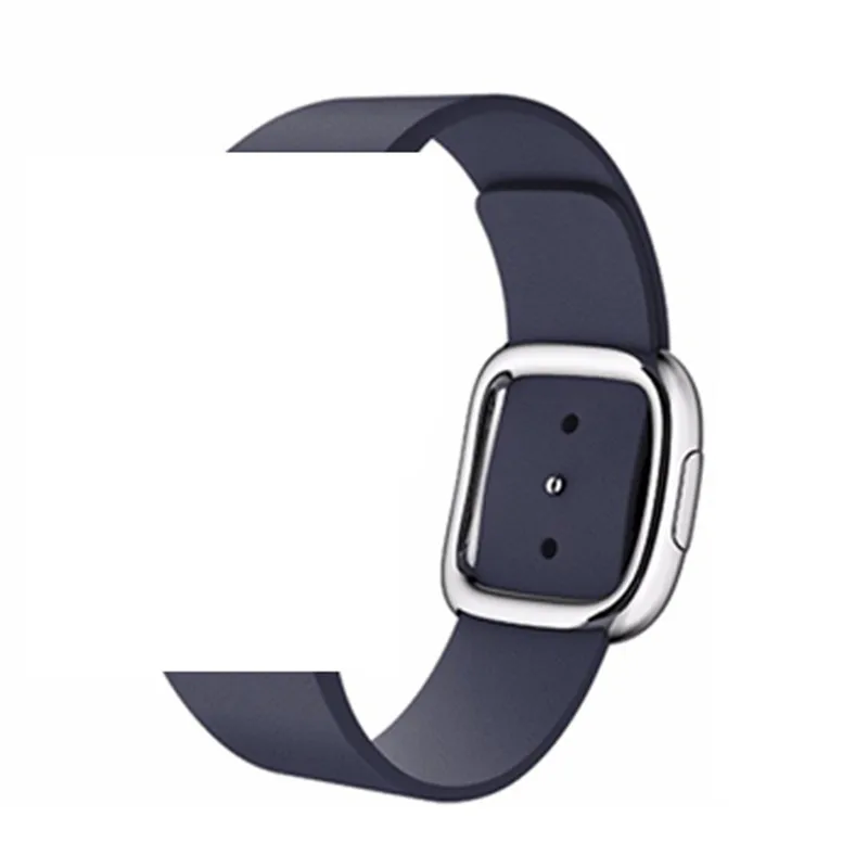 Современный стиль ремешок с пряжкой для apple watch band 4 44 мм 40 браслет из натуральной