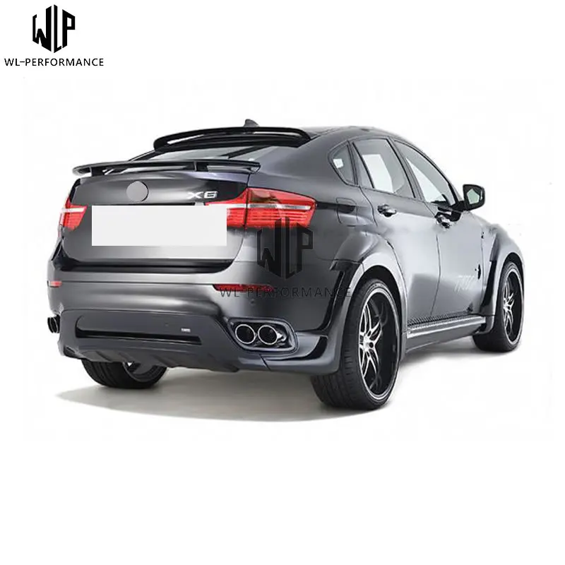 x6 Carbon Fiber Rear Roof / Top Spoiler rear trunk wing car body kit For BMW X6 E71 2008-2014 Car styling use | Автомобили и