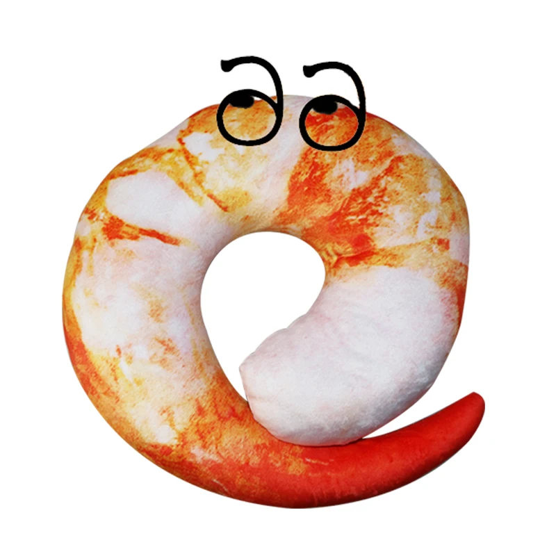 Kawaii креветки плюша игрушки для детей куклы дети обнять подушку Brinquedos стежка