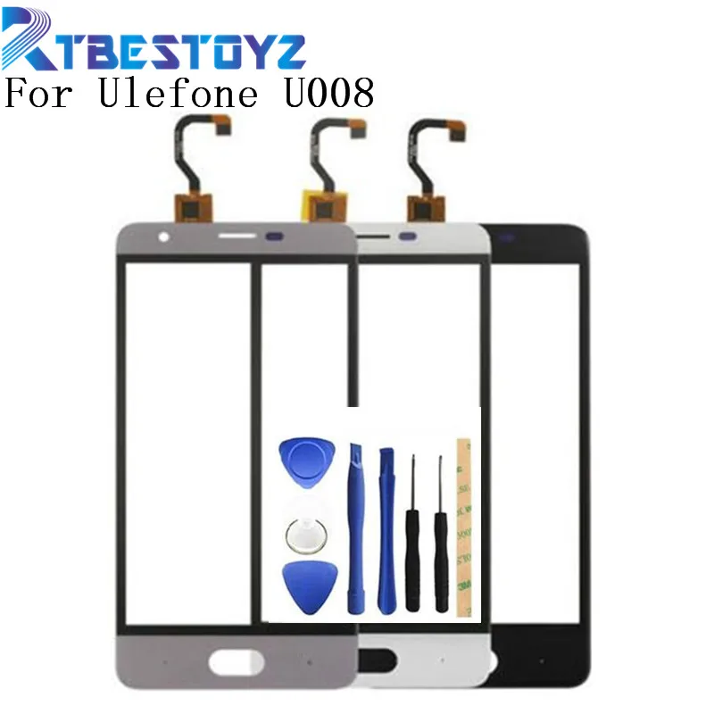 RTBESTOYZ 5 0 ''черный сенсорный экран дигитайзер панель для Ulefone U008 Сенсорная
