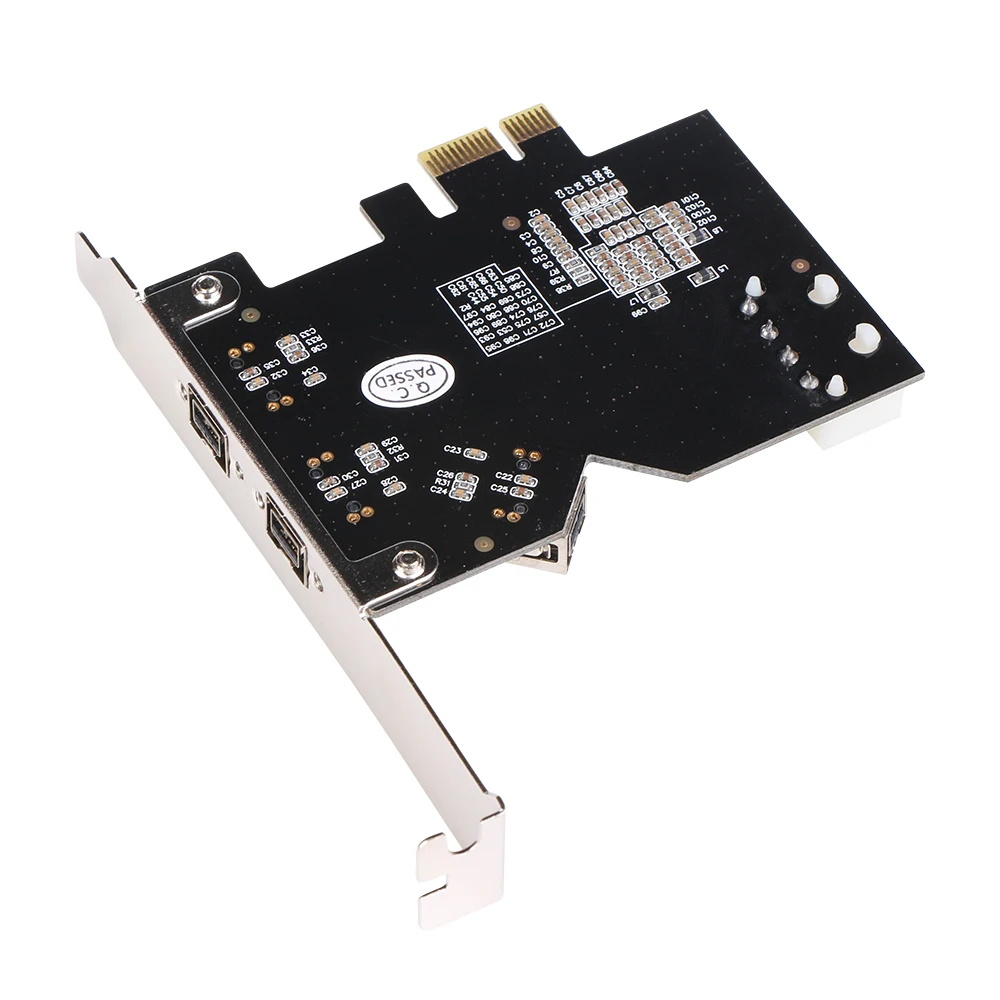Pci express к IEEE 1394b firewire 800 карты контроллера с 2 Внешний + внутренний 1394 Порты ti