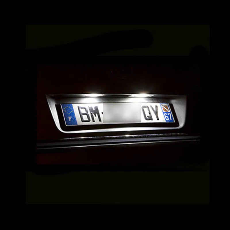 2 шт. Новый керамический светодиодный фонарь для номерного знака BMW E46 E90 E60 E66 X1 X3 X5