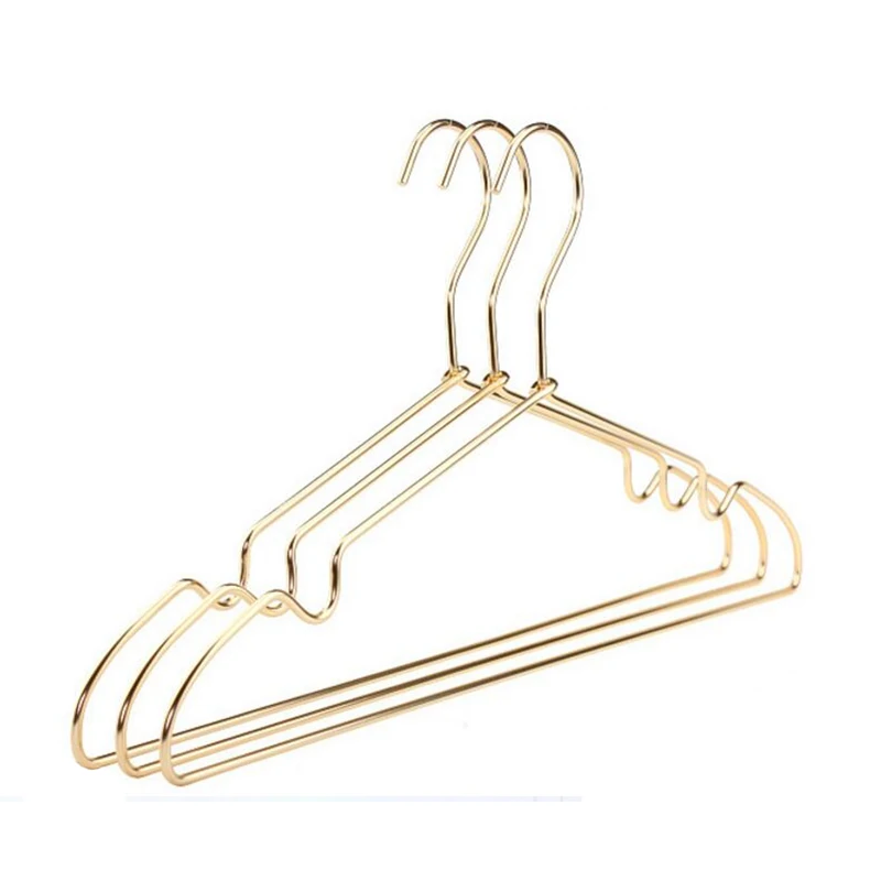 500 шт./лот необычная цветная Вешалка из алюминиевого сплава для одежды прочная