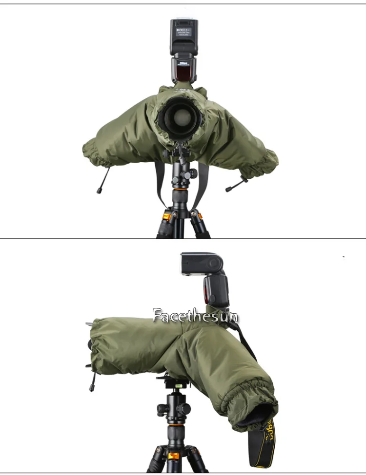 Roadfisher уличная фотография Толстая теплая зимняя SLR DSLR камера сумка вкладыш чехол вниз крышка рукав пальто для Canon Nikon sony