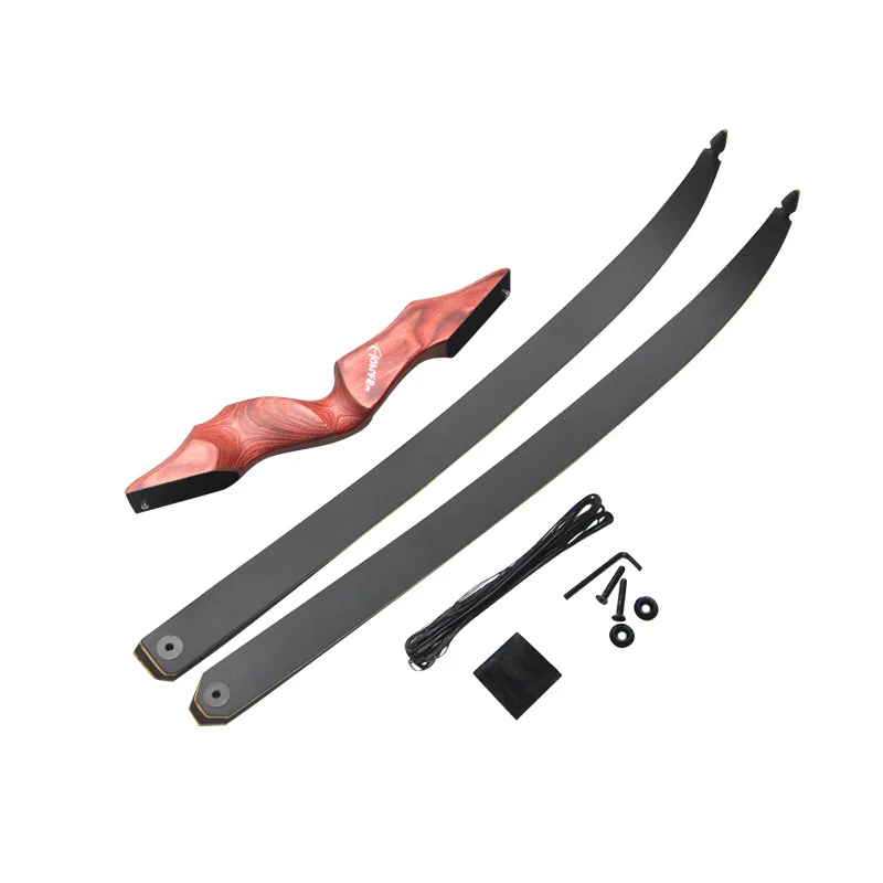 1p 60 дюймов 30 фунтов Рекурсивный лук из стекловолокна конечности откидной для