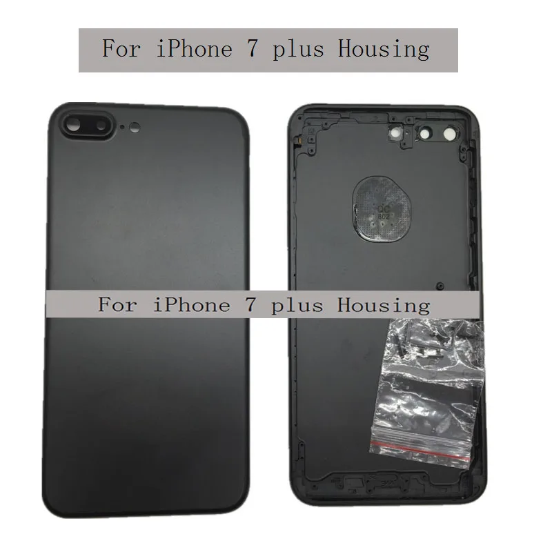 Задняя крышка для iphone 7 задняя крышка батарейного отсека задняя дверь Чехол средняя рамка Шасси+ Боковая сборка кнопок для iphone 7 PLUS