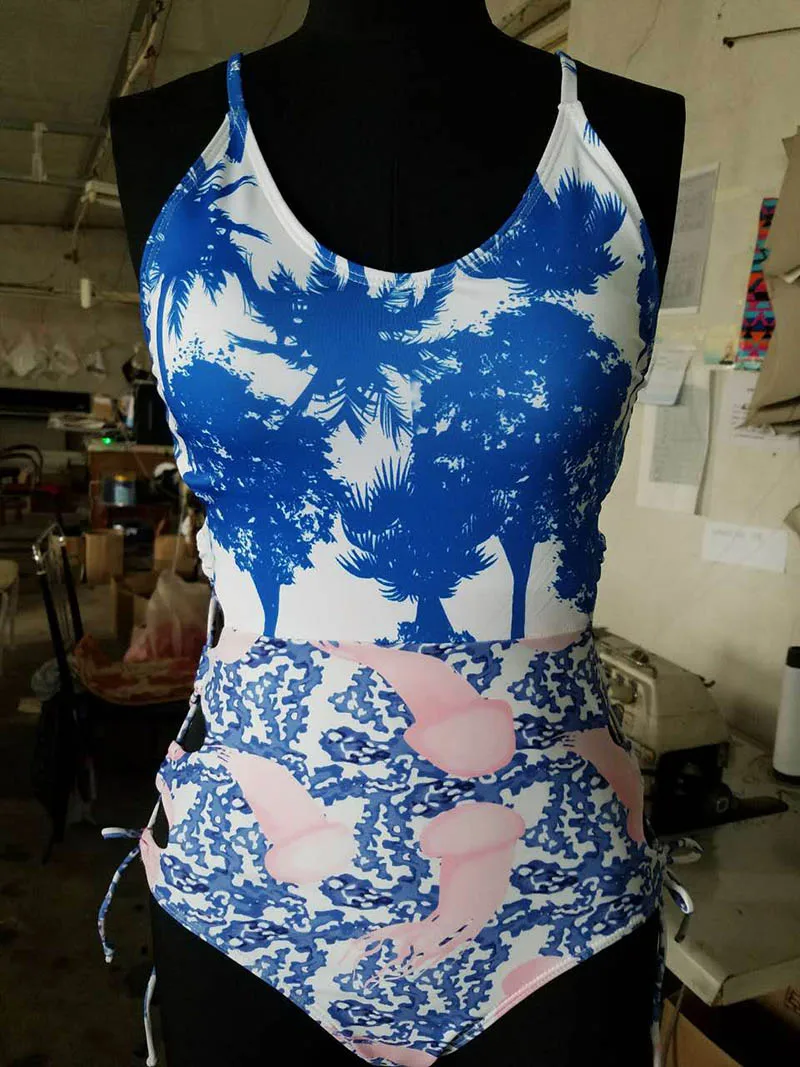 Пикантные Купальники для малышек Одна деталь купальник Для женщин Высокая Талия