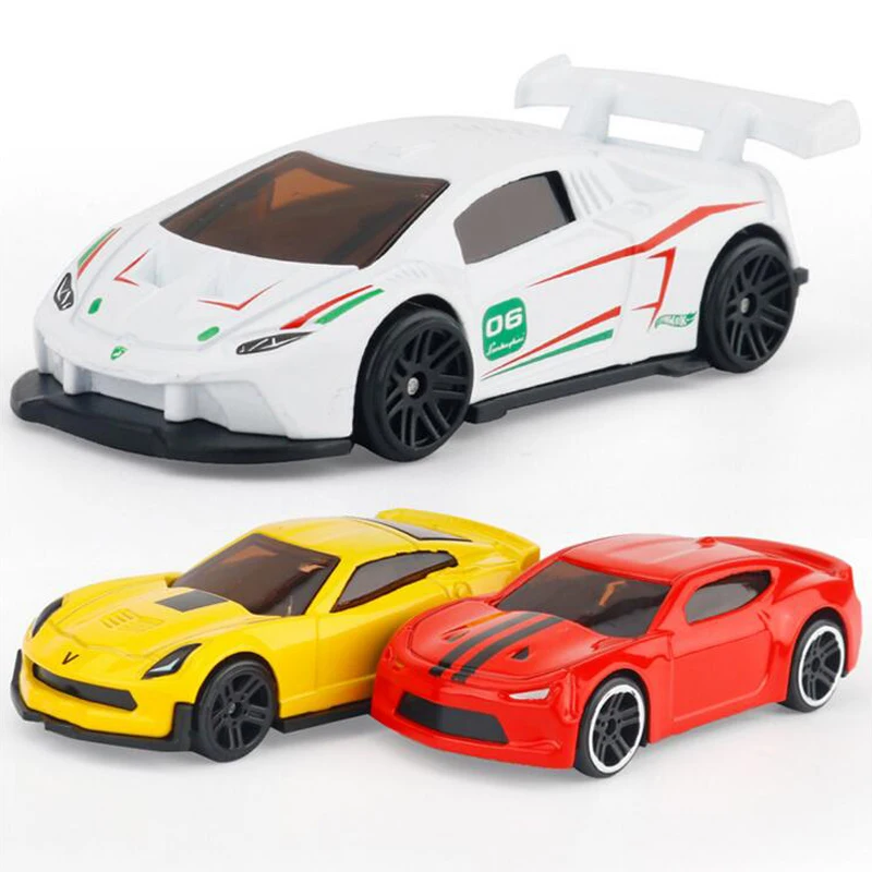 5 шт./партия детские игрушки скользящие автомобили модель 1: 64 сплав металл