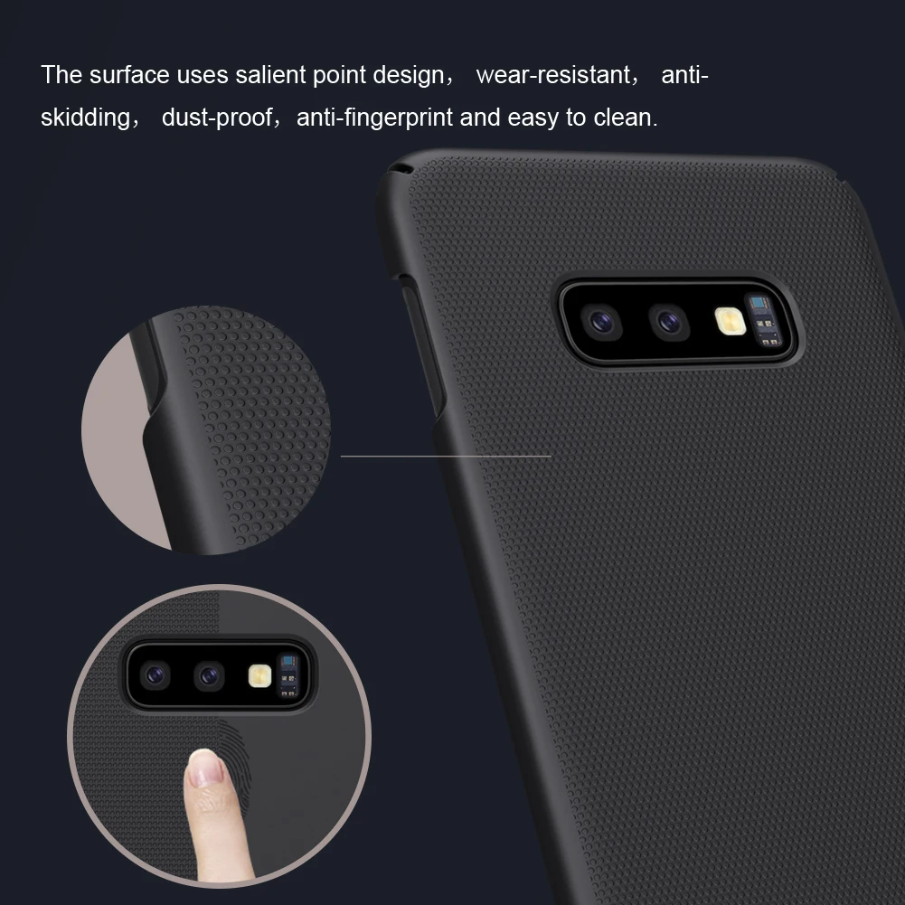 Чехол Nillkin для samsung Galaxy S10E, матовый чехол для мобильного телефона, ультра тонкий жесткий чехол для samsung S10 Lite