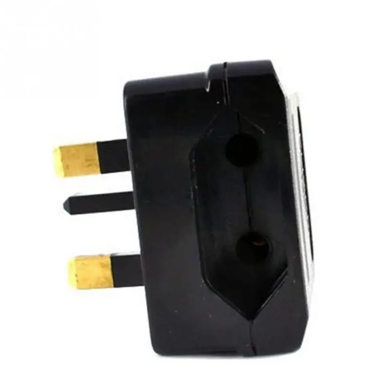 Европейский ЕС 2 Pin к UK 3Pin переходник Мощность гнездо дорожный преобразователь Z09 Прямая поставка#0827