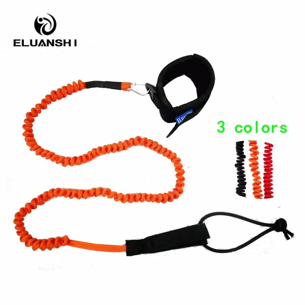 TPU Strong fabric Surfboard Coiled UP Paddle Board Leash Cord Accessories swimsuit for Surfing Foot Rope Super Quality surf sup
