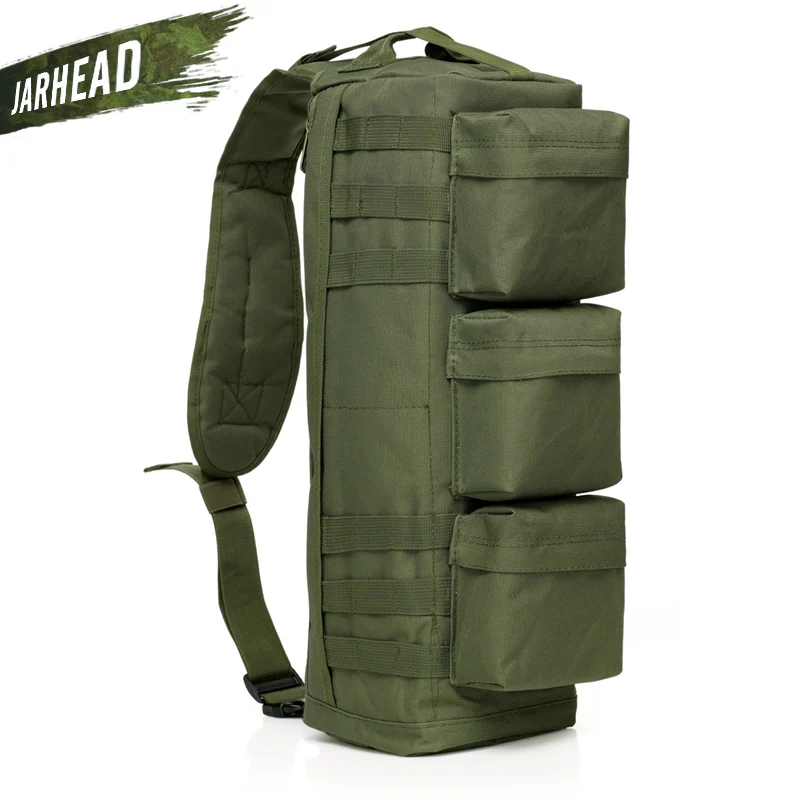 ArmyGreen Военный Тактический штурмовой рюкзак армейский Открытый Molle водонепроницаемый рюкзак мужской походный охотничий ранец сумка на плечо - Цвет: ArmyGreen