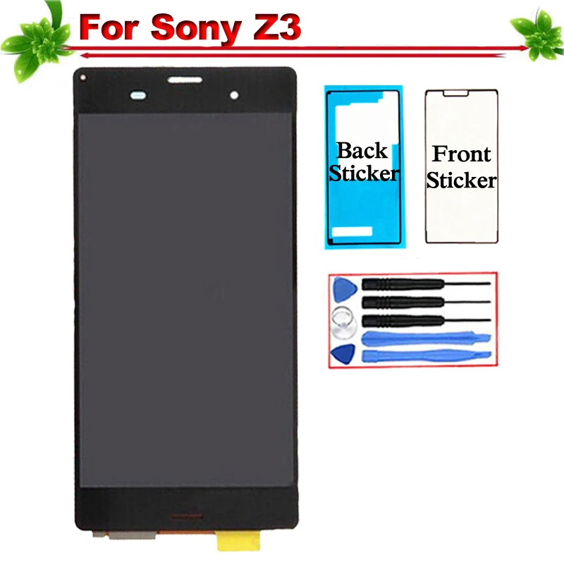 100% тестирование для sony Xperia Z3 ЖК дисплей Дисплей с рамкой Сенсорный экран планшета