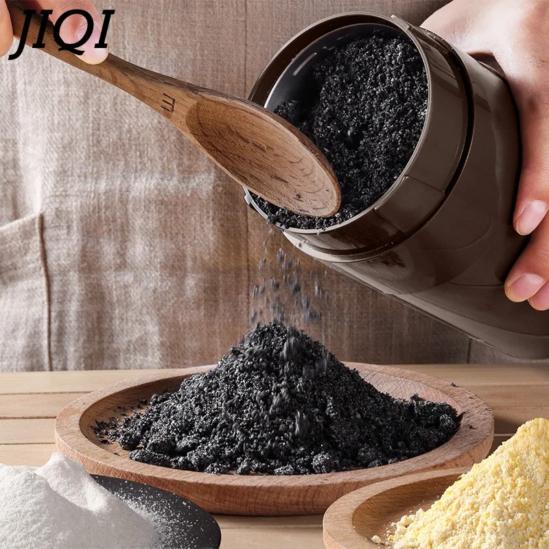 JIQI мощный Электрический Кофе Мясорубка мини кухонный измельчитель соли и перца