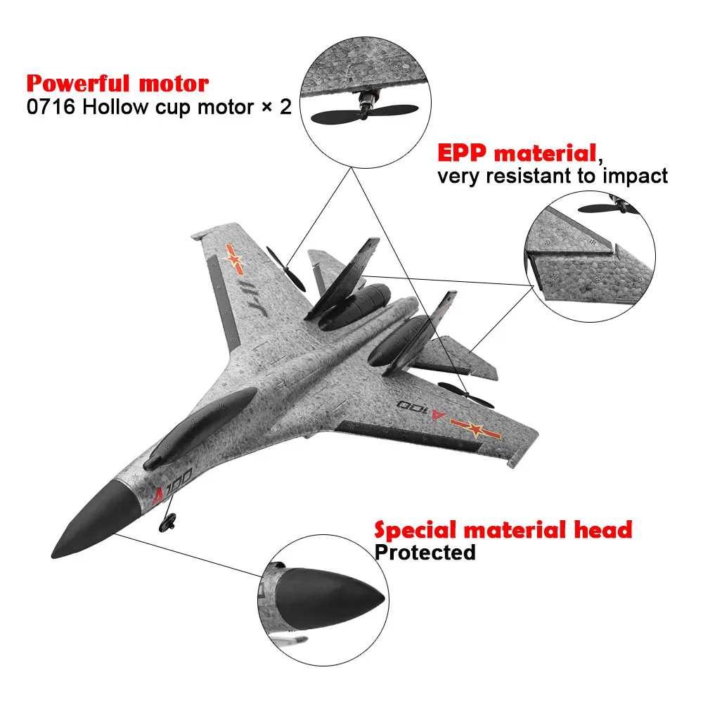WLtoys A100 SU27 3CH 2,4G RC Самолет RTF планер EPP композитный Материал 14 Дрон Profissional Flying», «Миньоны» для детей игры