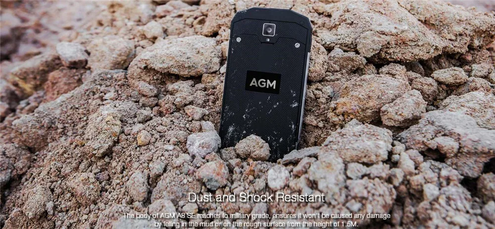 AGM A8 SE IP68 водонепроницаемый мобильный телефон 5," HD 2 Гб ram 16 Гб rom Qualcomm MSM8916 четырехъядерный 8MP 4050 мАч смартфон