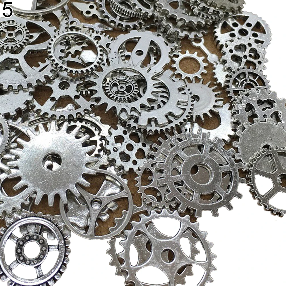 Cogs Jewelry Making DIY сплав подвески шестерни в стиле стимпанк Crafts Art 100g|Инструменты и