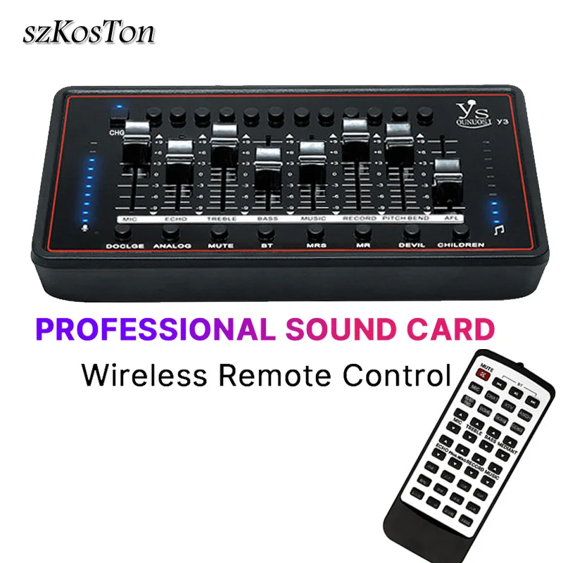 Профессиональная звуковая карта с аудиоинтерфейсом Внешняя USB гарнитура