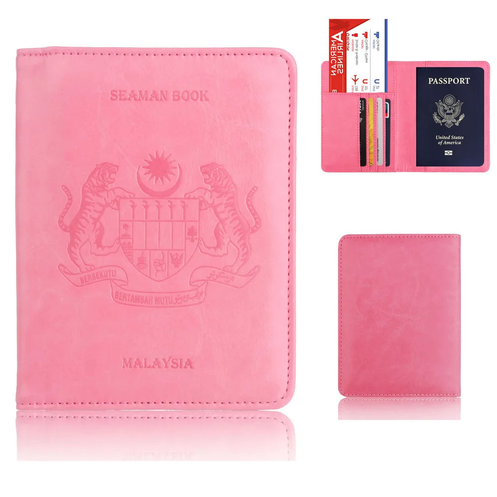 2019 rfid блокировка Обложка для паспорта сумка из ПУ кожи Модный Дорожный Чехол