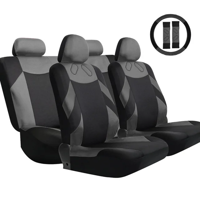 Gray Сиденья чехлы для Toyota RAV 4 RAV4 Prius 20 30 Fortuner 2013 2012 2011 2010 2009 2008 2007 - Название цвета: Gray