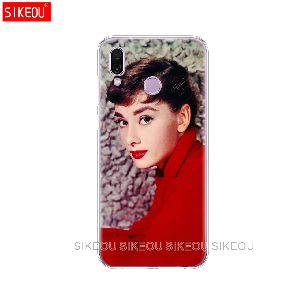 61030 Силиконовый чехол для huawei Honor Play 6,3 ''декоративными рисунками из силикона и мягкого Задняя накладка чехла из ТПУ для huawei Honor Play Защищает Корпус чехол бампер - Цвет: 61030