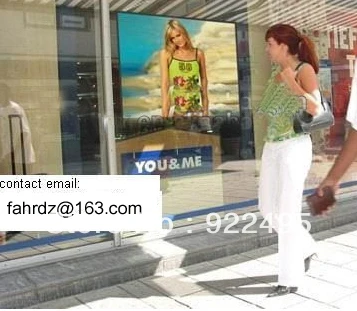 Free shipping Dark grey color rear projection film(shop window) Holographic screen factory supply best price sales! | Электроника