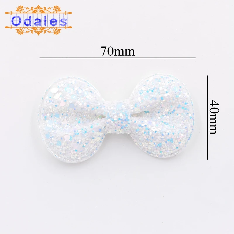 2 шт 7 см Блестящий галстук бабочка стеганая аппликация ремесла для детей