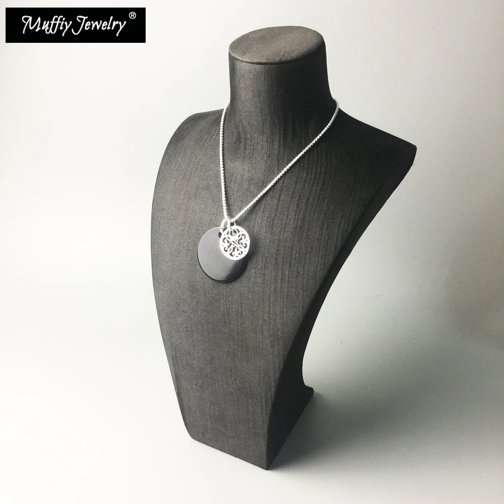 Ожерелье в виде диска с цветочным орнаментом модные хорошие ювелирные украшения