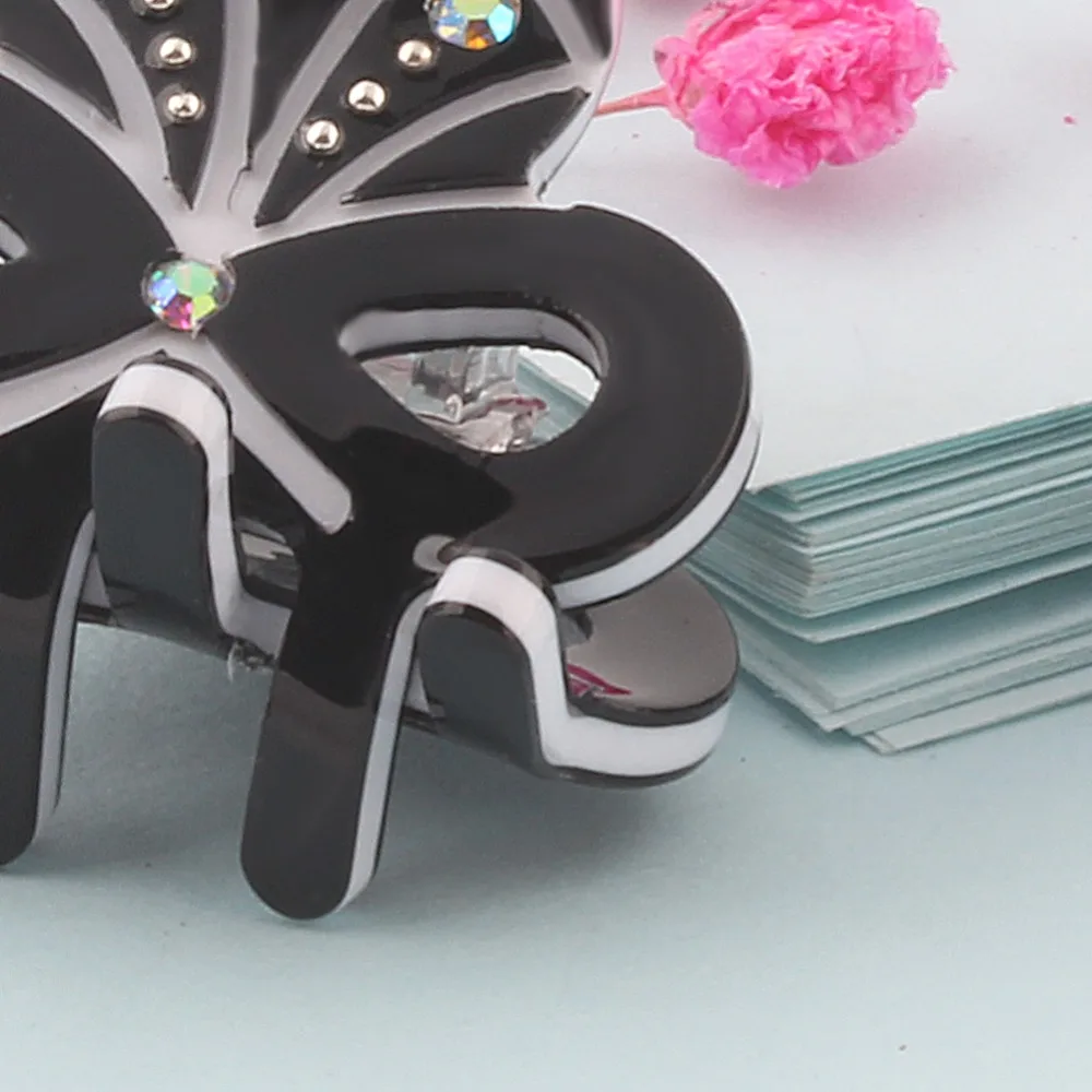 

ZXDJHELF 2Pcs Korean Fashion Female Acrylic Small Crab Hair Claw Cute Candy Barrettes Women Hair Accessories Girl Gifts F150