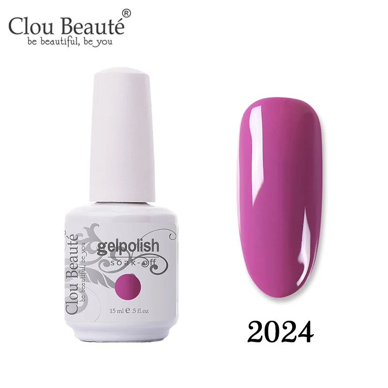 2024 Clou Beaute Новое поступление праймер гель лак УФ гель лак коралловый телесный красный розовый УФ гель лак для ногтей Гибридный маникюрный гель для ногтей лак - Цвет: 2024