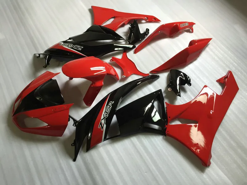 Обтекатель для мотоциклов набор Кавасаки ниндзи ZX6R 636 09 10 11 12 ZX 6R 2009 2010 zx 6r красный
