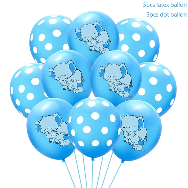Style 9 Yoeriwoo слон латексные конфетти для воздушного шара балоны Oh Baby Shower мальчик или девочка счастливый первый день рождения украшения Дети Babyshower - Цвет: Style 9
