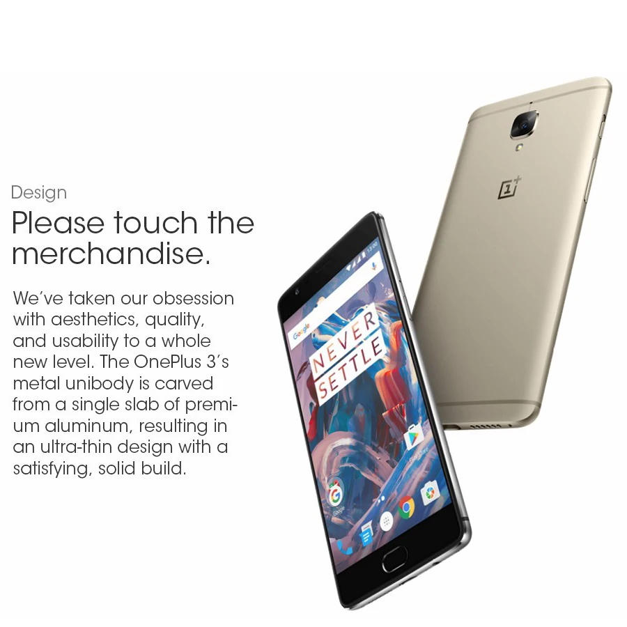 Oneplus 3 смартфон с 5 5-дюймовым дисплеем четырёхъядерным процессором Snapdragon ОЗУ 6 ГБ
