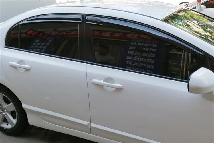 Пластиковый козырек для окна Honda civic вентиляционные оттенки защита от солнца и