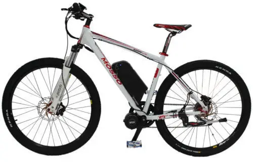 Ebike черный/белый цвет 48 в 750 Вт Mosso 29er Bafang Средний приводной двигатель + литиевая