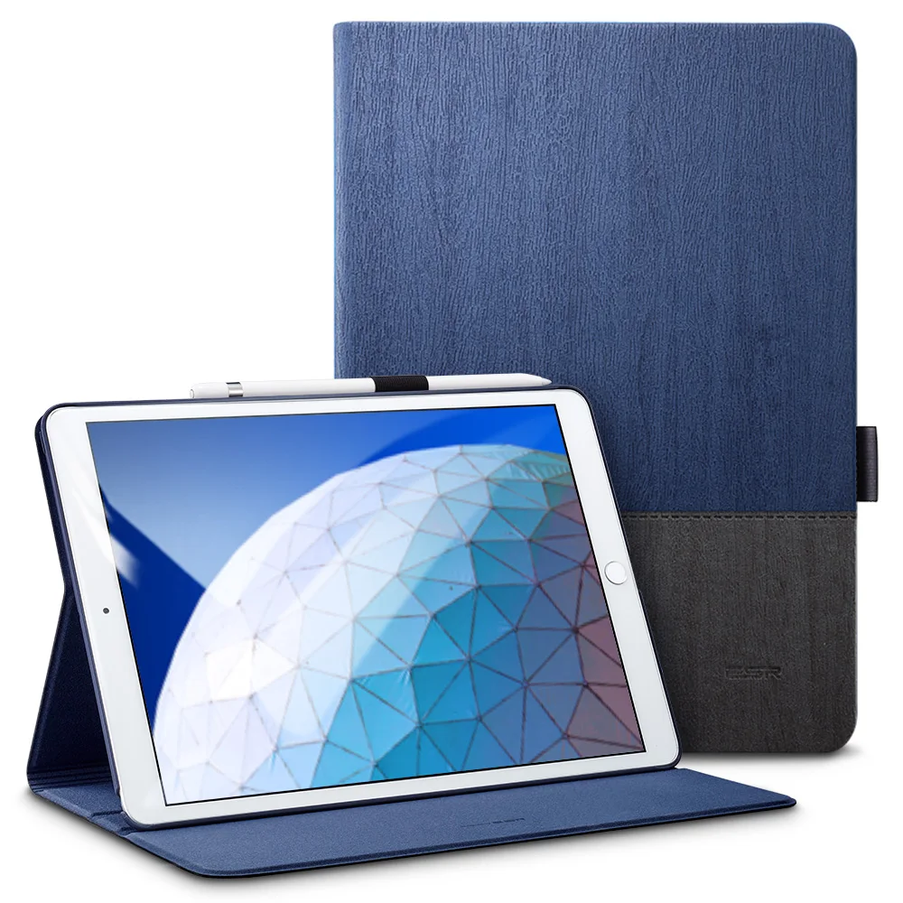 ESR чехол для iPad Air 3, простая оксфордская ткань из искусственной кожи, умный чехол-книжка с карандашом, держатель для iPad Air 3 10,5"