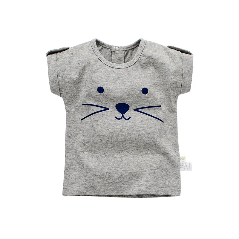 Dinstry/футболка с короткими рукавами для малышей Летняя приталенная рубашка