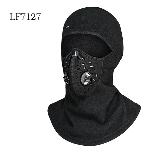 LF7127 ROCKBROS Зимняя Термальная Велосипед Головные Уборы Шеи Руно Велосипед Шляпа Маски Для Лица Уха Ветрозащитный Теплый Маска Мотоцикл Велосипед Шарф - Цвет: LF7127
