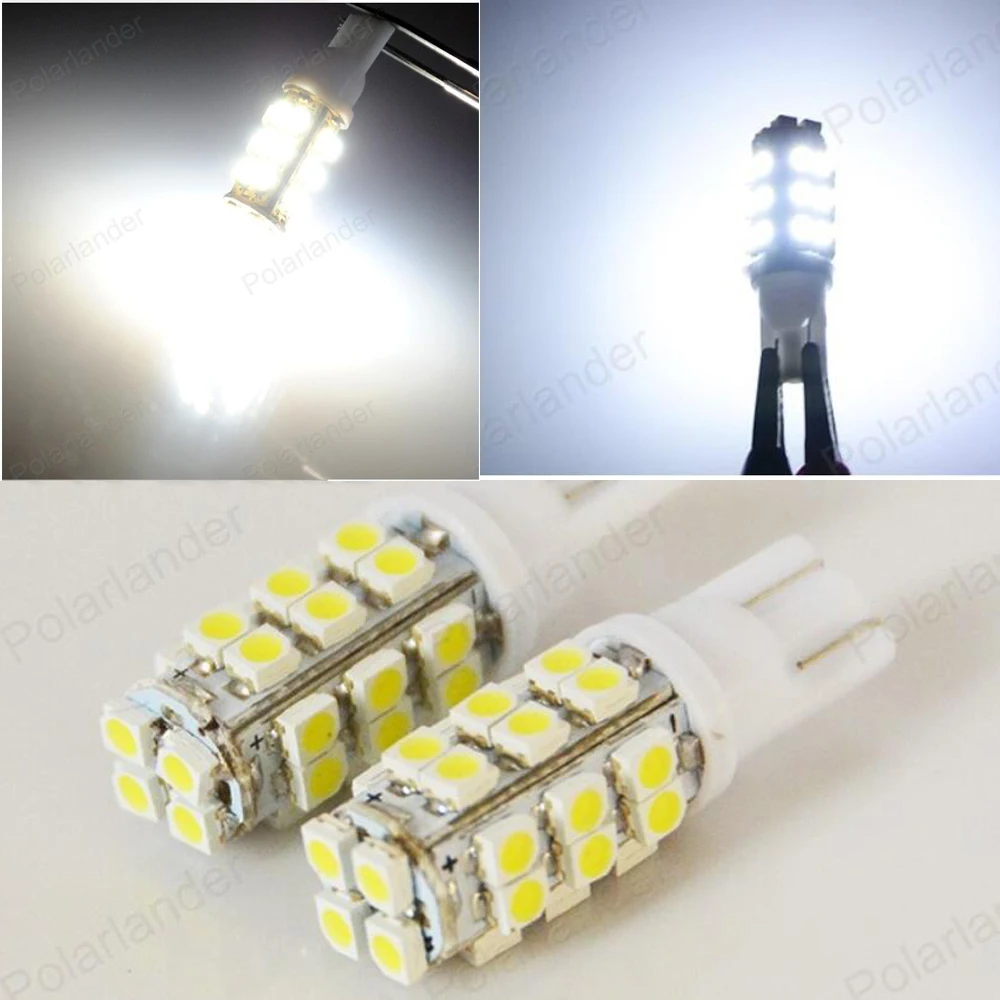 Высокая яркость 10 шт. T10 28 Smd Led 3528 Авто Автомобильный светодиодный светильник W5W