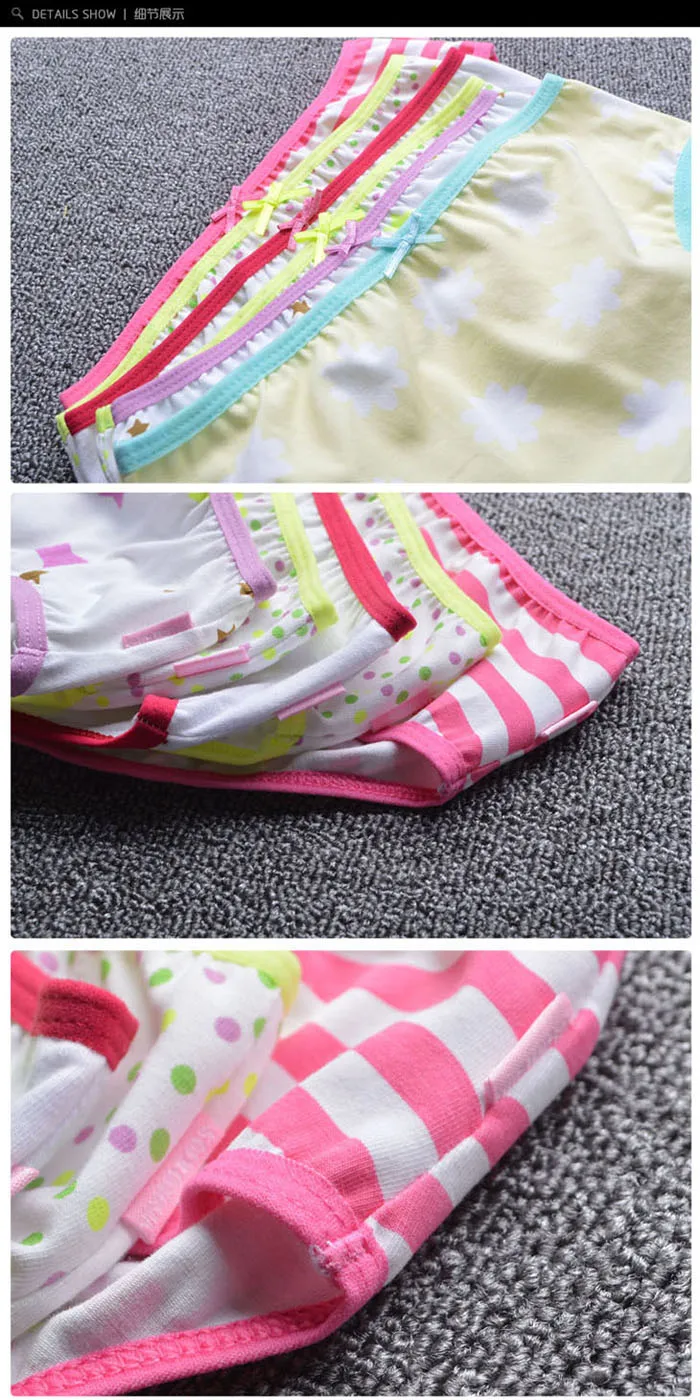 6 шт./упаковка детские трусы-боксеры в горошек | Мать и ребенок