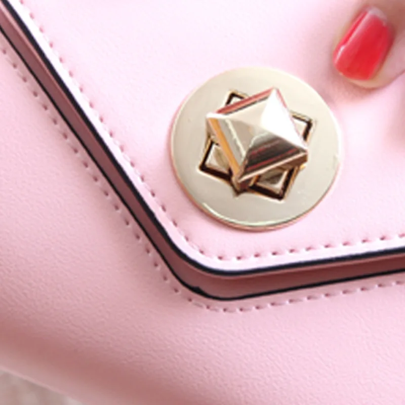 Rotary lock women wallet multifunction small purse with large capacity short pu leather female clutch lady | Багаж и сумки