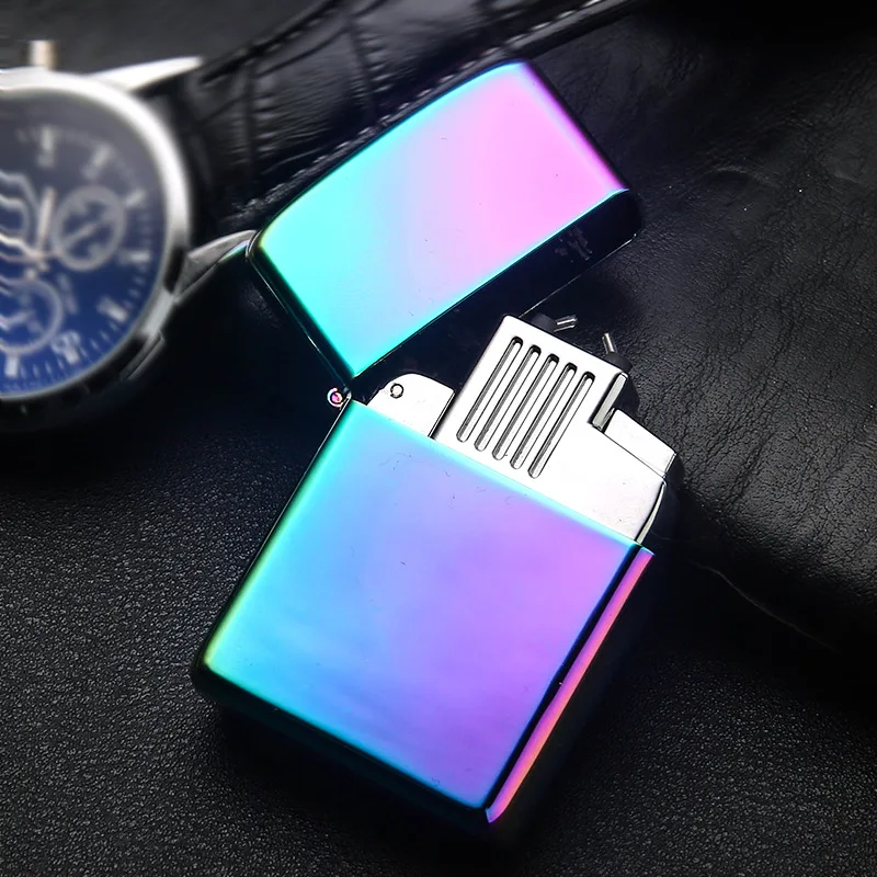 Новинка, USB Зажигалка, электрическая импульсная дуговая зажигалка, ветрозащитная металлическая сигаретная плазма, беспламенные сигарные гаджеты для мужчин