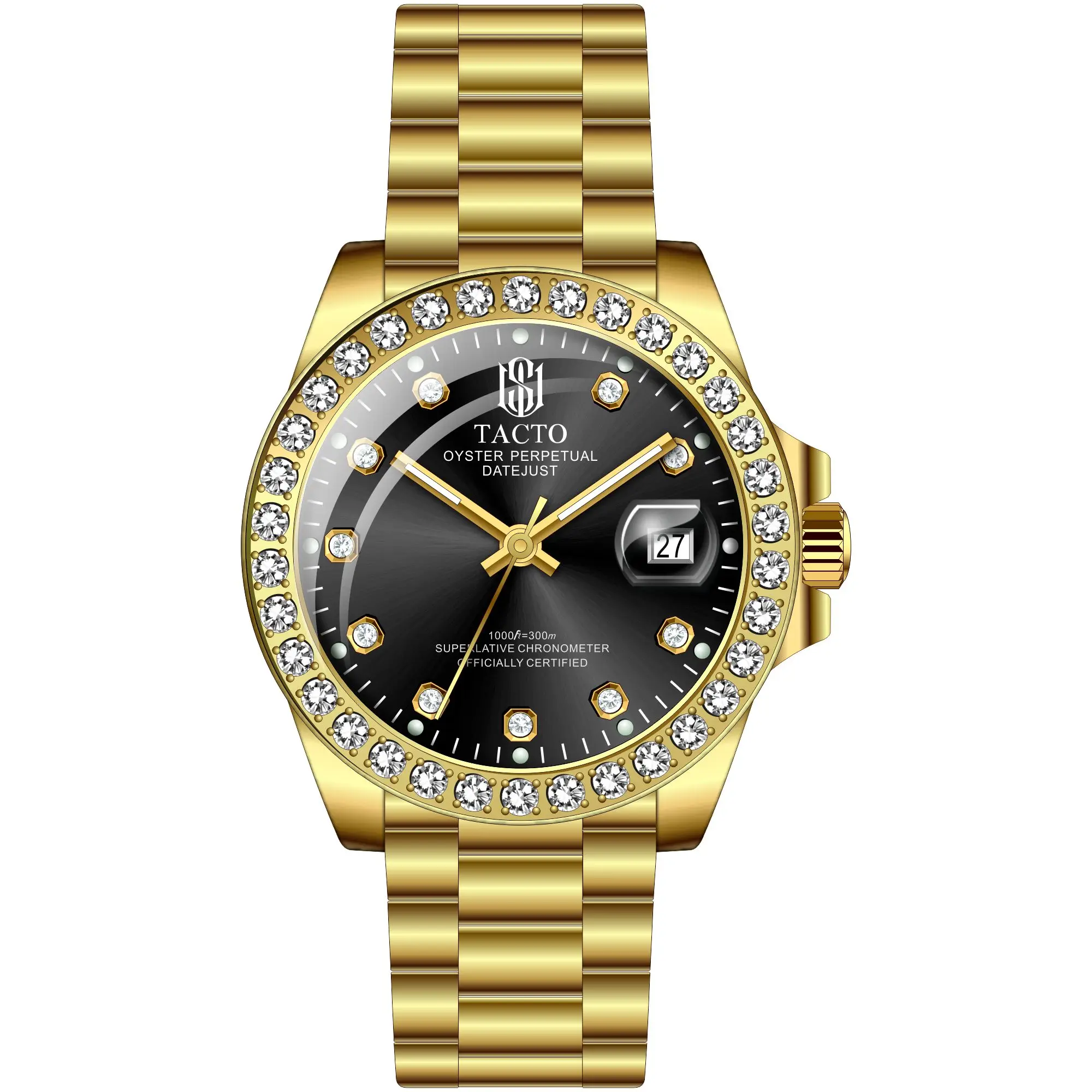 Роскошные брендовые золотые часы с бриллиантами для мужчин наручные из