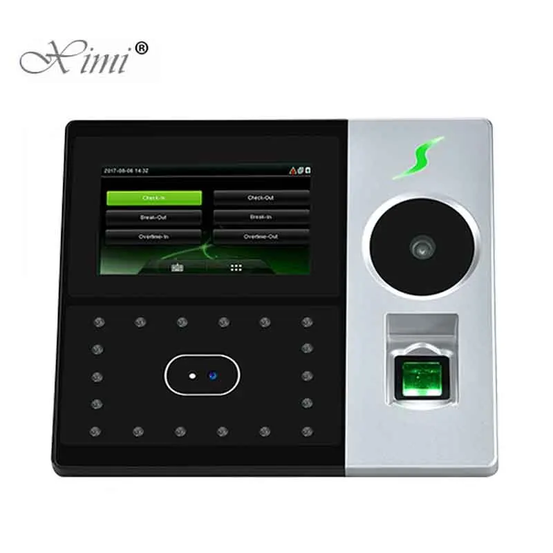

Pface202 Face And Palm Time Attendance Biometric Time Recording Time Clock Fingerprint Access Control System