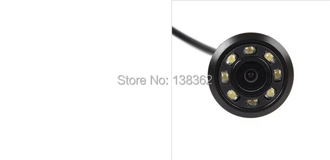 Акция 4 3-дюймовый TFT LCD монитор заднего вида + 8 LED камера 3 дюйма Бесплатная