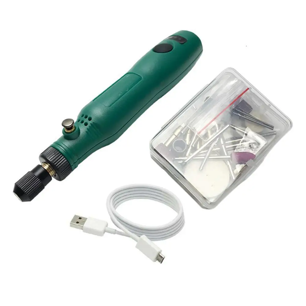 10 Вт вращающаяся электрическая мини-дрель шлифовальный комплект 3 6 V DC станок