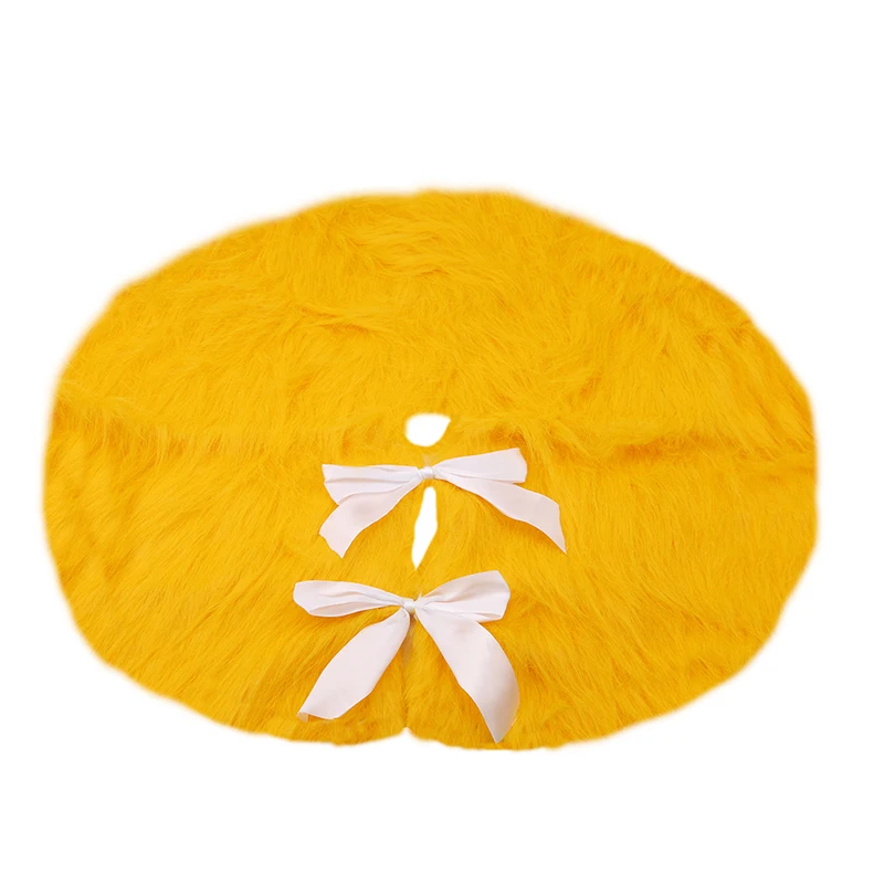 Меховой ковер Счастливого Рождества украшения для дома елка юбки Новогоднее