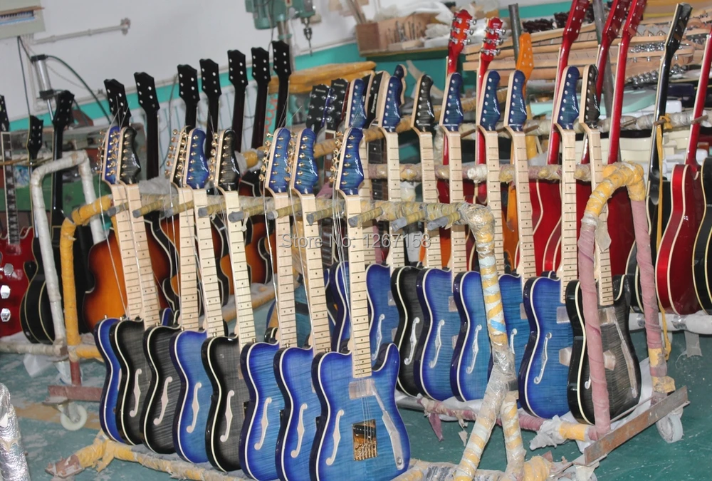 Новинка стиль, высокое качество ручной полый корпус 4-String F 335 джазовая электрогитара, бас, реальные фото показывает