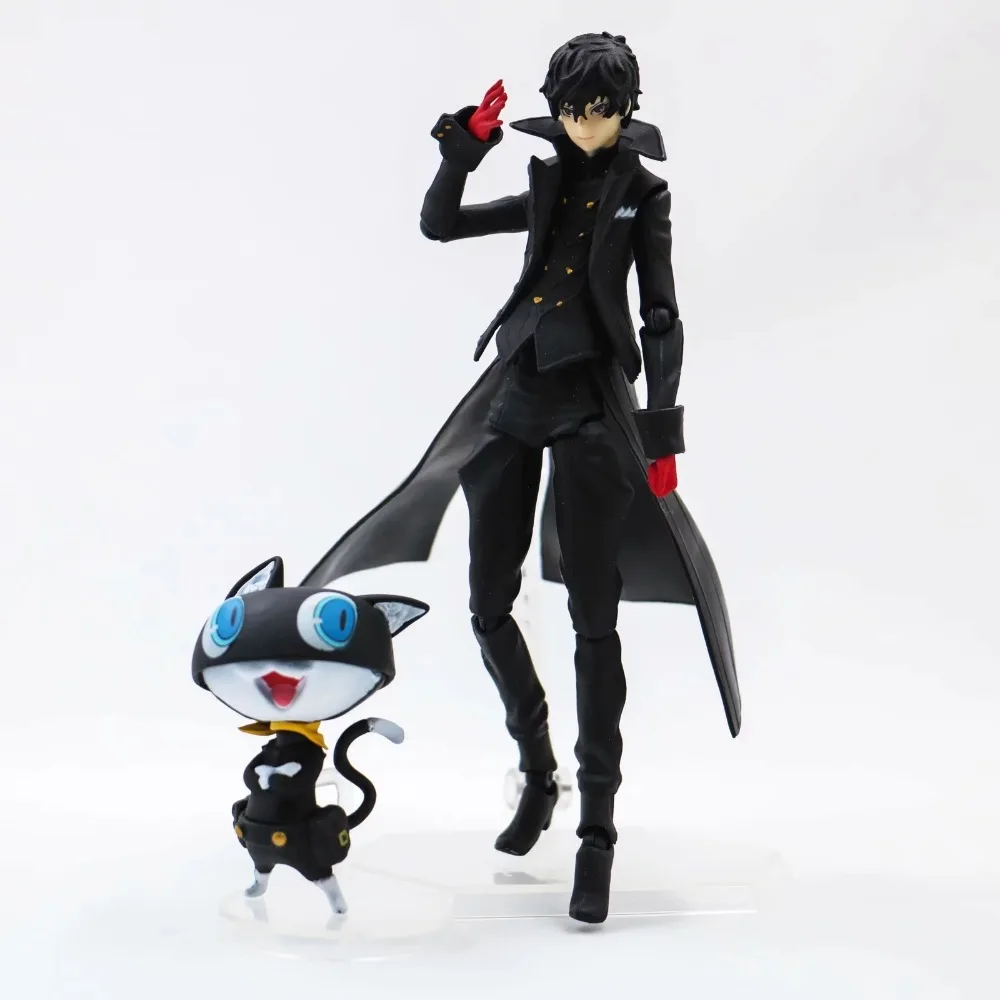Аниме Persona 5 Morgana Joker с кошкой Figma 363 ПВХ фигурка Коллекционная модель игрушки куклы